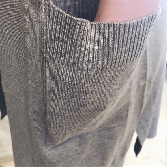 LAST ONE! Long Cardigan Cozy Ribbed, Camel - Picture 5 of 6